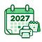 icono calendario mensual 2027