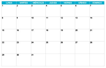 Calendario enero 2029 para imprimir gratis con espacio para organizar actividades