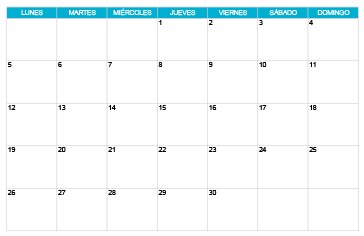 Calendario noviembre 2029 para planificar actividades, citas y compromisos
