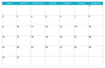 Calendario diciembre 2030 mensual en PDF y JPG para organizar el cierre del año