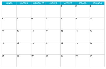 Plantilla de calendario marzo 2030 gratis para organizar tareas y eventos