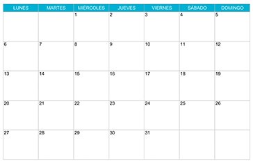 Calendario mensual mayo 2030 en PDF, Word, Excel y JPG para descargar