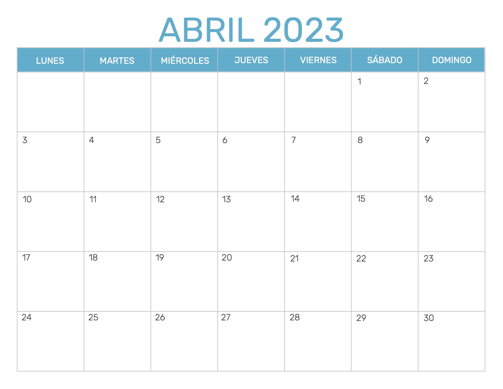 Mayo 2023 Para Imprimir Calendario Mensual para Imprimir Año 2023