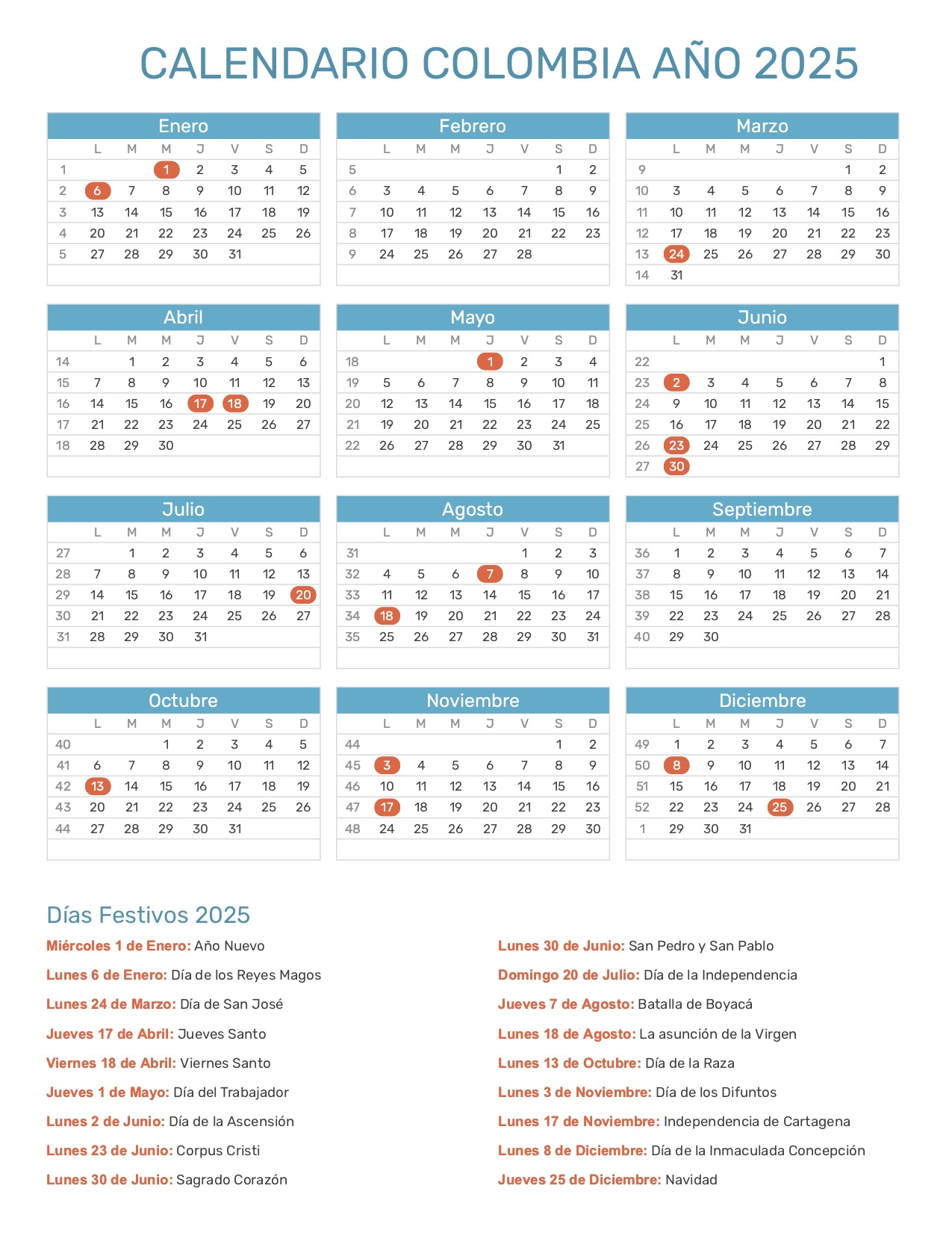 calendario mar 2021 calendario 2025 colombia con festivos pdf